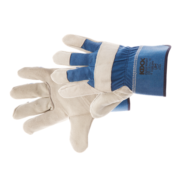 Afbeelding Kixx Tuinhandschoen Force Blauw&Grijs - Handschoenen - 10 door Petsplace.nl