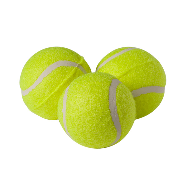 Afbeelding Adori Tennisballen - Hondenspeelgoed - Geel 3 stuks door Petsplace.nl