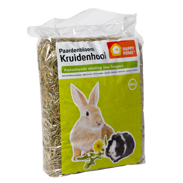 Happy Home Kruidenhooi 500 g - Ruwvoer - Paardebloem