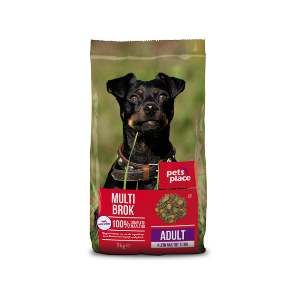 Pets Place Adult Mini Gevogelte&Vlees - Hondenvoer - 3 kg