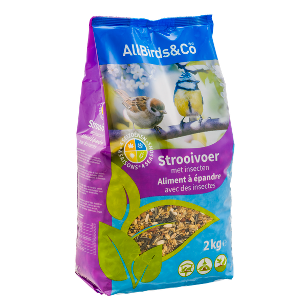 Allbirds&Co Strooivoer Met - Voer - Insecten