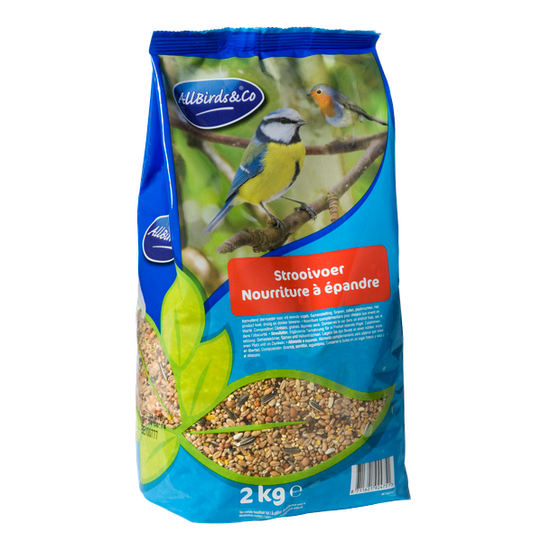 Afbeelding Allbirds&Co Strooivoer Vogels - Voer - 2 kg door Petsplace.nl