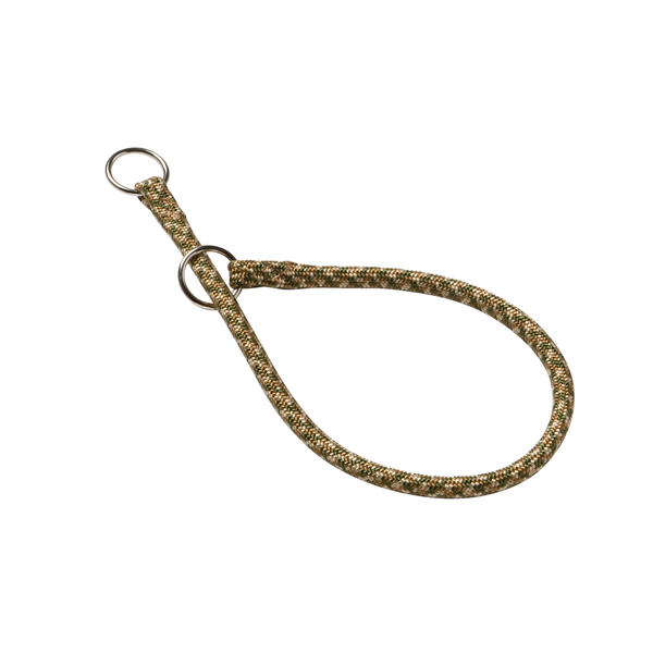 Afbeelding Adori Halsband Nylon Rond Groen&Beige - Hondenhalsband - 45x0.8 cm door Petsplace.nl