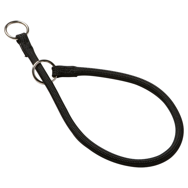 Adori Halsband Nylon Rond Zwart - Hondenhalsband - 40x0.8 cm