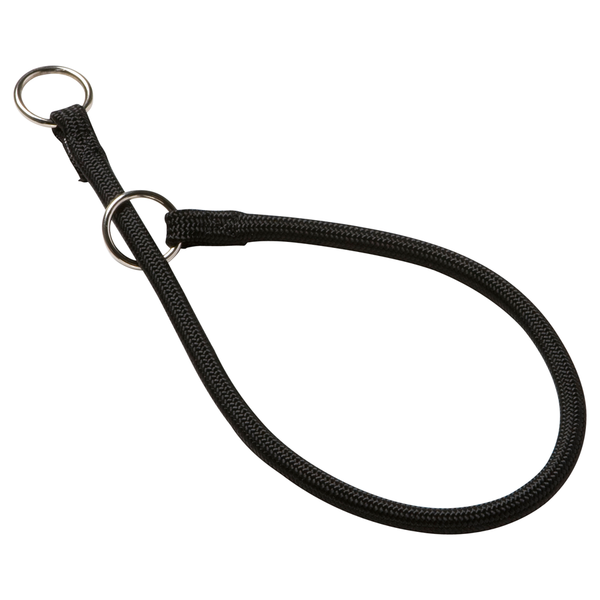 Afbeelding Adori Halsband Nylon Rond Zwart - Hondenhalsband - 40x0.8 cm door Petsplace.nl