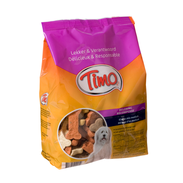 Afbeelding Timo Koekjes Kluifjes Mix - Hondensnacks - 700 g door Petsplace.nl