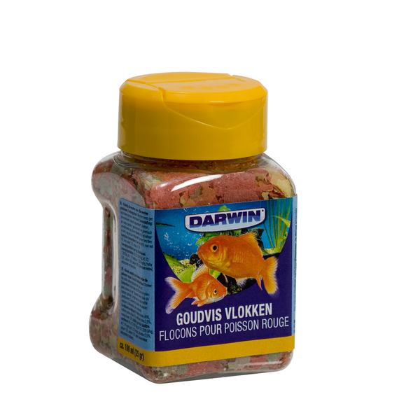 Afbeelding Darwin Goudvis Vlokken - Vissenvoer - 330 ml door Petsplace.nl