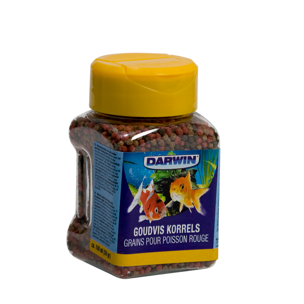 Afbeelding Darwin Goudvis Korrels - Vissenvoer - 100 ml door Petsplace.nl