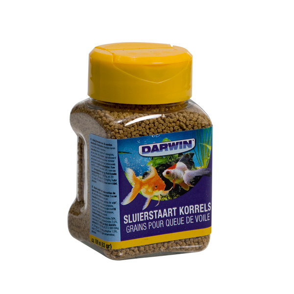 Afbeelding Darwin Sluierstaart Korrels - Vissenvoer - 100 ml door Petsplace.nl