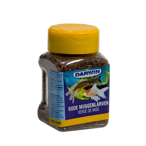 Afbeelding Darwin Rode Muggenlarven - Vissenvoer - 100 ml door Petsplace.nl