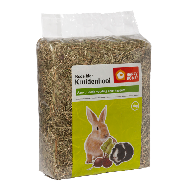 Happy Home Kruidenhooi 1 kg - Ruwvoer - Rode Biet Rood