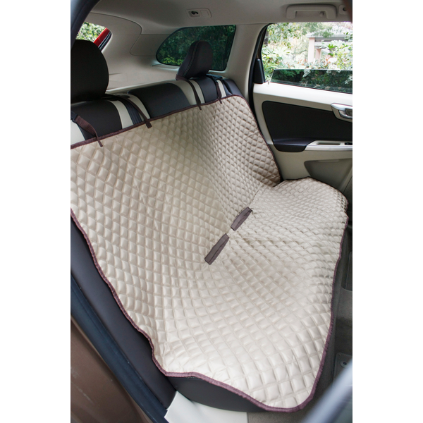 Afbeelding Adori Honden Autodeken - Hondenautoaccessoire - 140x100 cm Beige Bruin door Petsplace.nl