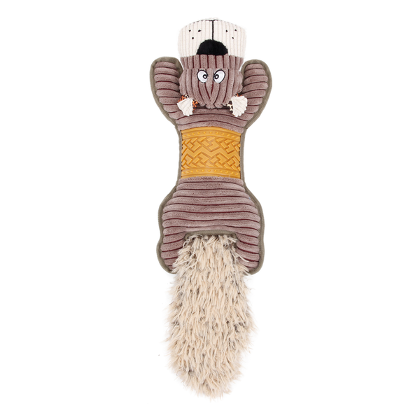 Afbeelding Adori Speeltje Ribcord Met Tpr Bruin - Hondenspeelgoed - 51x18 cm door Petsplace.nl