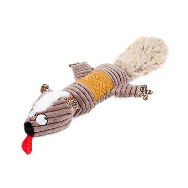 Afbeelding Adori Speeltje Ribcord Met Tpr Bruin - Hondenspeelgoed - 51x23 cm door Petsplace.nl