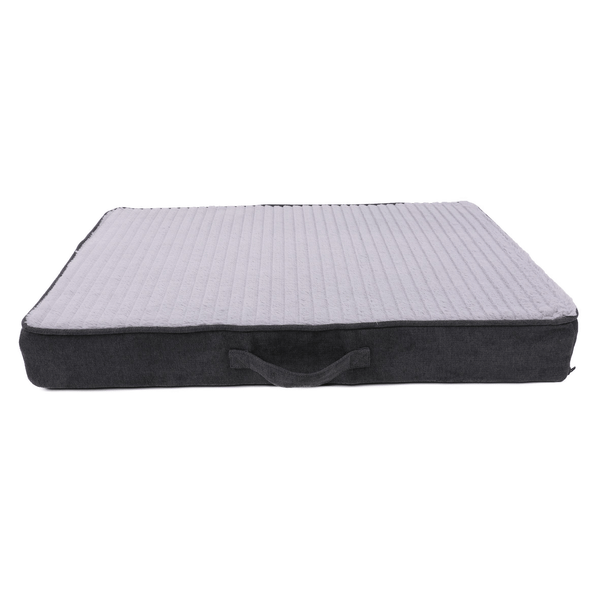 Adori Orthopedisch Bed Hamilton Lichtgrijs&Donkergrijs - Hondenmatras - 100x70x10 cm