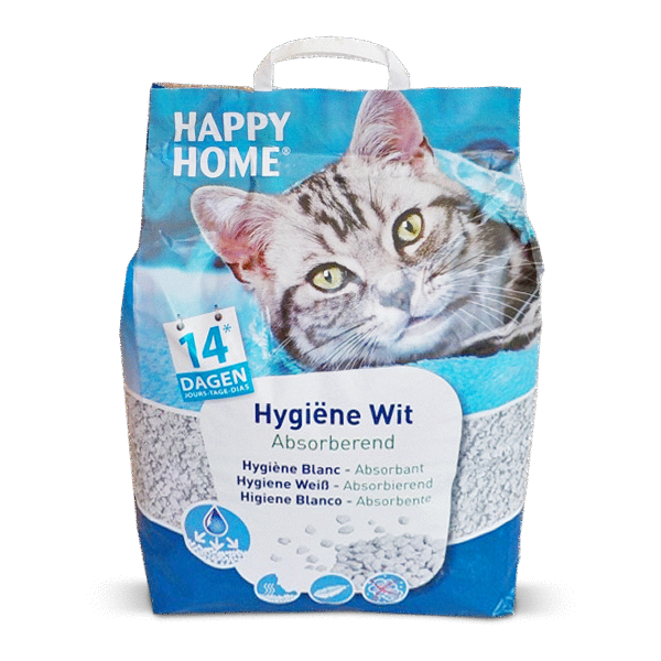 Afbeelding Happy Home White - Kattenbakvulling - 20 l per stuk door Petsplace.nl