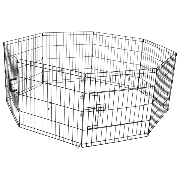 Afbeelding Adori Puppy Ren Zwart - Hondenbench - 61x76 cm door Petsplace.nl