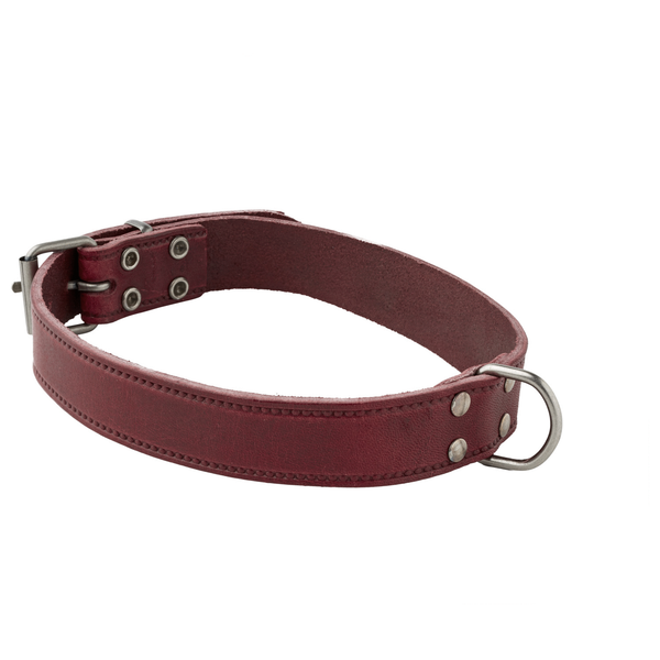 Afbeelding Adori Halsband Italy Met Print Old Silver Paars - Hondenhalsband - 20mmx50 cm door Petsplace.nl