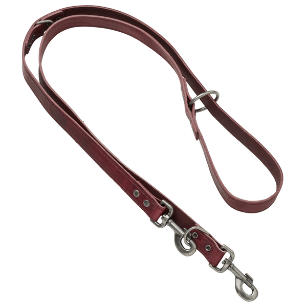 Afbeelding Adori Dresseerlijn Italy Vintage 18mmx200 cm - Hondenriem - Paars door Petsplace.nl