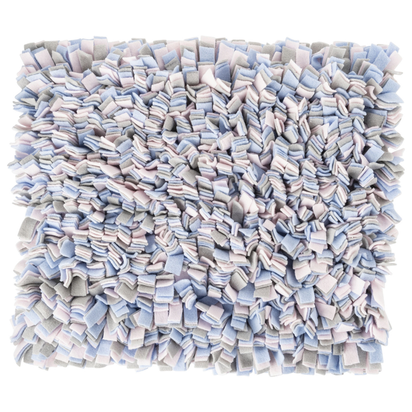 Afbeelding Adori Snuffelmat - Kattenspeelgoed - 50x40 cm Roze Blauw Grijs door Petsplace.nl