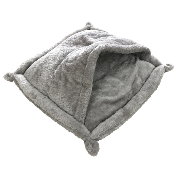 Afbeelding Adori Slaapzakje Modena - Kattenmand - 50x50 cm Grijs door Petsplace.nl