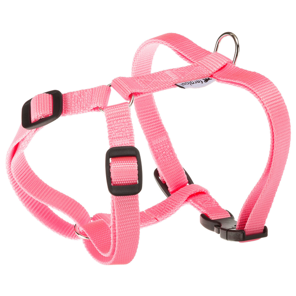 Afbeelding Adori Harnas Nylon Roze - Hondenharnas - a 24-38 b 30-46x1.0 cm door Petsplace.nl