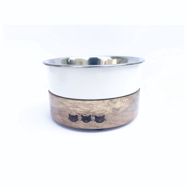 Afbeelding Adori Voerbak 11 cm - Kattenvoerbak - Wit door Petsplace.nl