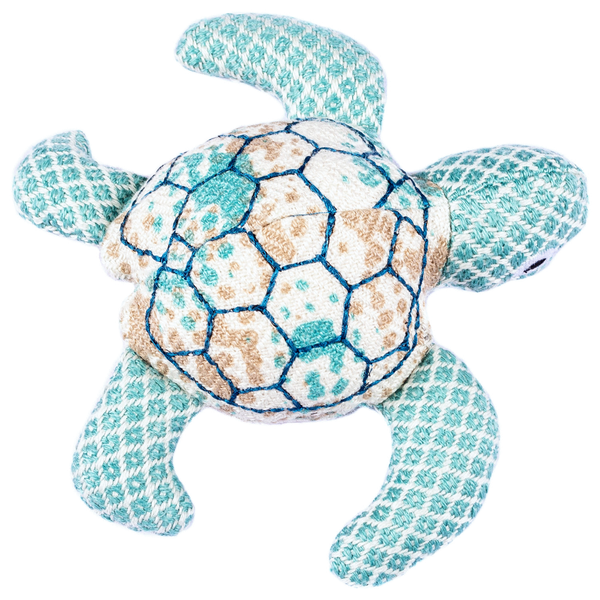 Afbeelding Resploot Karetschildpad - Hondenspeelgoed - 22 X 24 X 6 cm Multi-Color door Petsplace.nl