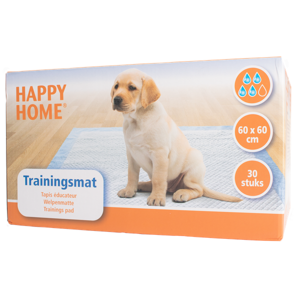 Afbeelding Happy Home Trainingsmat 60X60 cm - Hondenzindelijkstraining - 30 stuks door Petsplace.nl