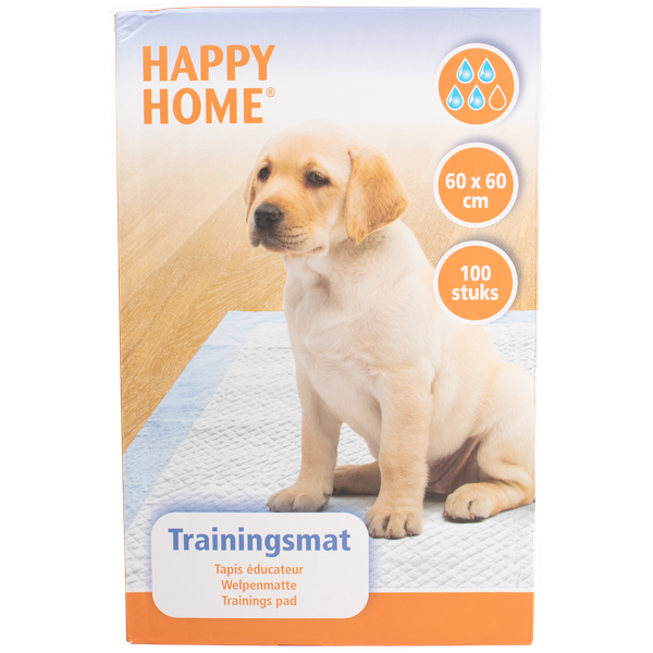Afbeelding Happy Home Trainingsmat 60X60 cm - Hondenzindelijkstraining - 100 stuks door Petsplace.nl