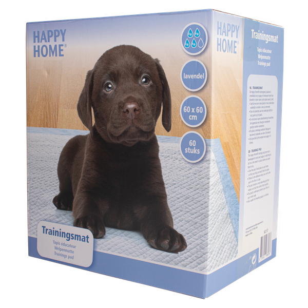 Afbeelding Happy Home Trainingsmat Lavendel - Hondenzindelijkstraining - 60X60 cm 60 stuks door Petsplace.nl