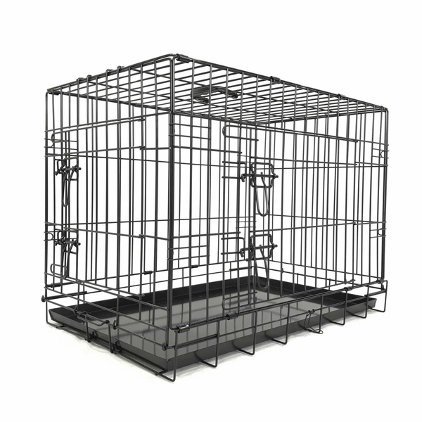 Adori Bench 2-Deurs De Luxe Zwart Hondenbench 61x45x53 cm