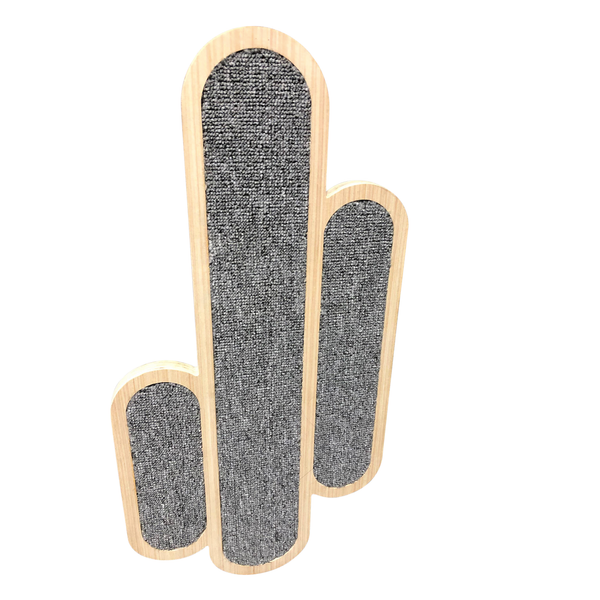 Afbeelding Adori Krabplank Cactus - Krabpaal - 59x29x1.7 cm Grijs door Petsplace.nl