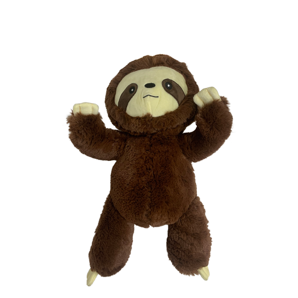 Afbeelding Adori Speelgoed Sweet Luiaard - Hondenspeelgoed - 40 cm Bruin Xl door Petsplace.nl