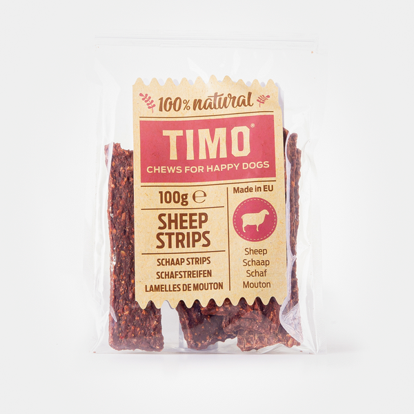 Timo Strips 100 g - Hondensnacks - Schaap