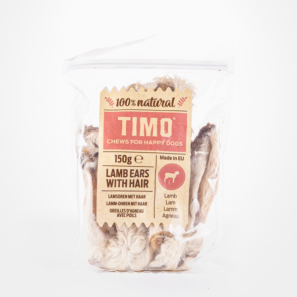 Timo Lamsoren Met Haar - Hondensnacks - Lam 150 g