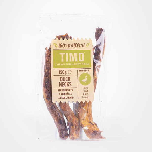 Afbeelding Timo Eendennekken - Hondensnacks - 150 g door Petsplace.nl