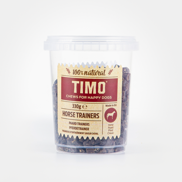 Afbeelding Timo Trainers Paardenvlees - Hondensnacks - 330 g Voordeelemmer door Petsplace.nl