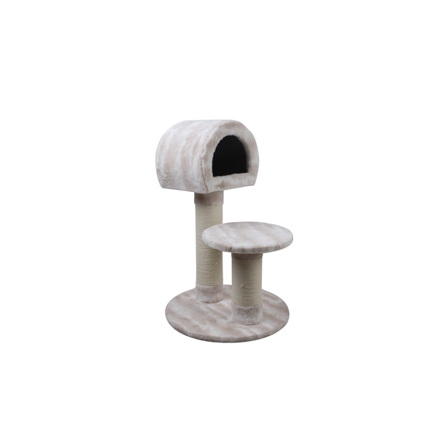 Afbeelding Adori Krabpaal Snowy - Krabpaal - 60x60x93 cm Wit door Petsplace.nl