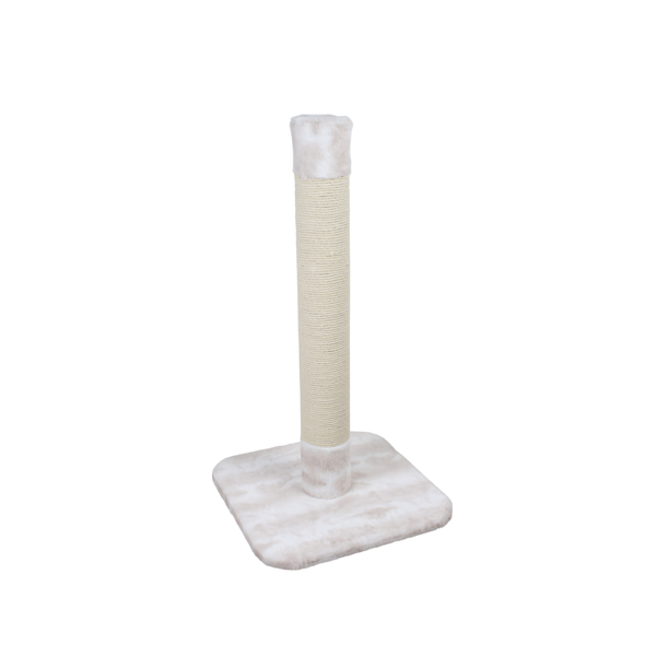 Afbeelding Adori Krabpaal Snowy - Krabpaal - 49x49x93 cm Wit door Petsplace.nl