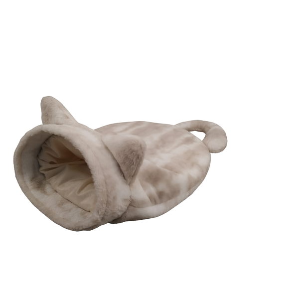 Afbeelding Adori Slaapzak Snowy - Kattenmand - 55x55 cm Wit door Petsplace.nl