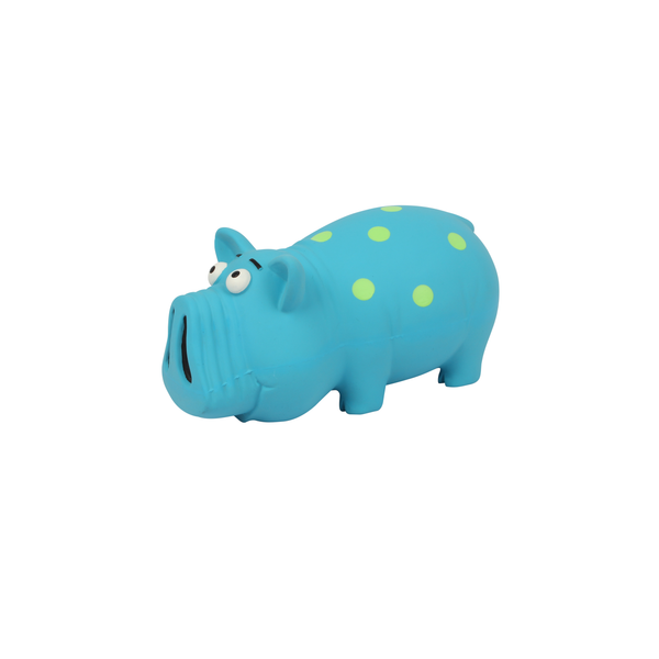 Afbeelding Adori Speelgoed Latex Varken - Hondenspeelgoed - 16 cm Blauw door Petsplace.nl