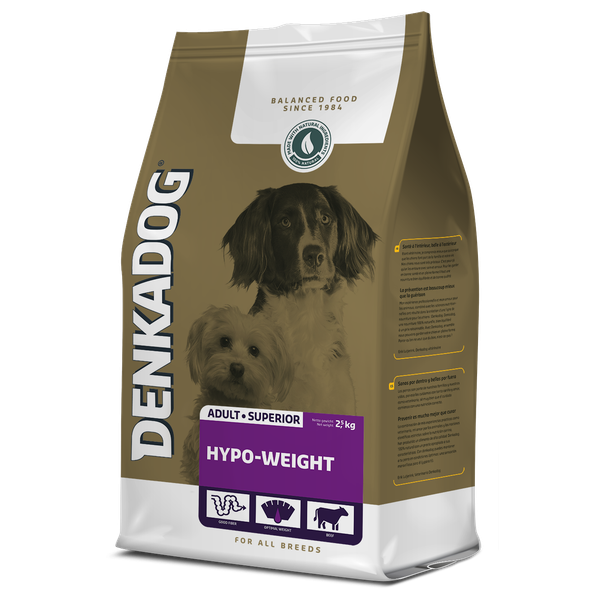 Denkadog Superior Hypo-Weight Rund&Kip - Hondenvoer - 2.5 kg