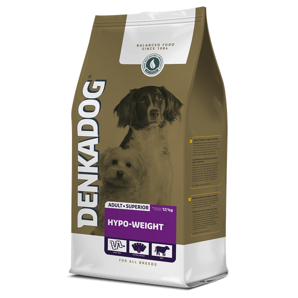 Denkadog Hypo-Weight hondenvoer 12.5 kg