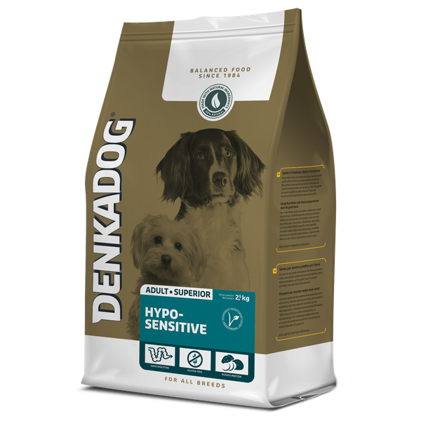 Afbeelding Denkadog Superior Hypo-Sensitive Groente - Hondenvoer - 2.5 kg door Petsplace.nl
