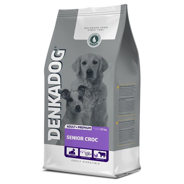 Afbeelding Denkadog Senior Croc hondenvoer 12.5 kg door Petsplace.nl