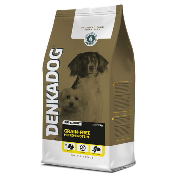 Afbeelding Denkadog Grain-Free Micro-Protein hondenvoer 12 kg door Petsplace.nl