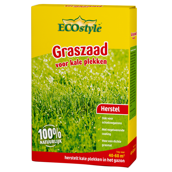 Afbeelding Ecostyle Graszaad-Extra 60 m2 - Graszaden - 1 kg door Petsplace.nl