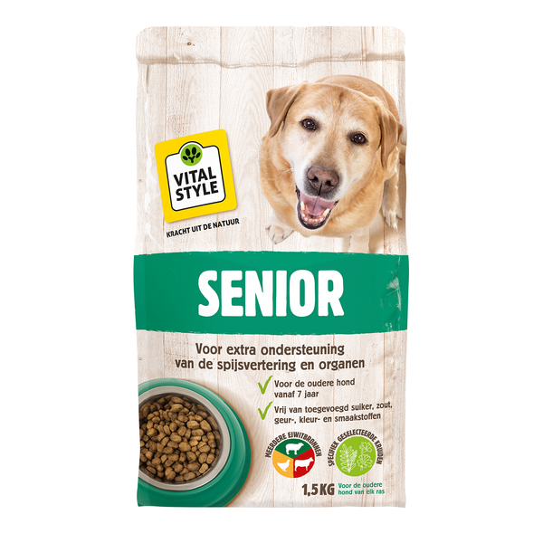 Vitalstyle Senior - Hondenvoer - 1.5 kg