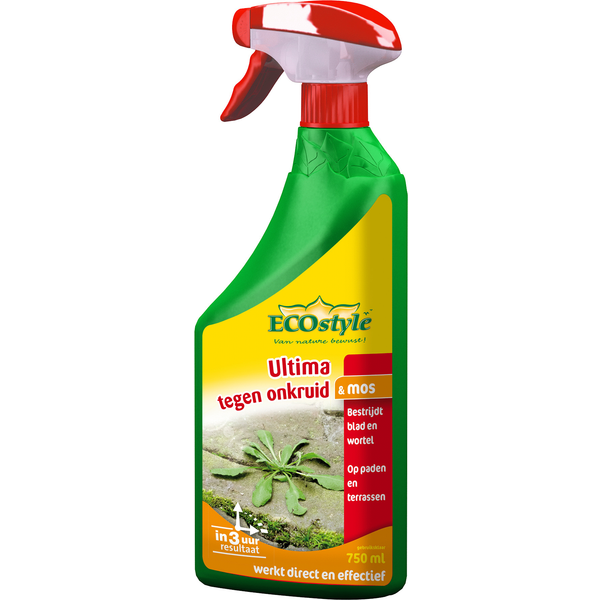 Ecostyle Ultima Onkruid & Mos Gebruiksklaar - Onkruidbestrijding - 750 ml